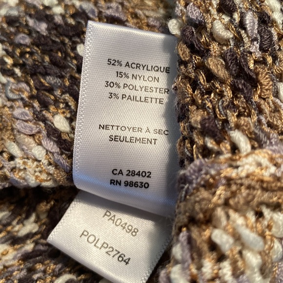 Lilla P Silky Sequin Accent Oversized Sweater - XS - Picture 14 of 15